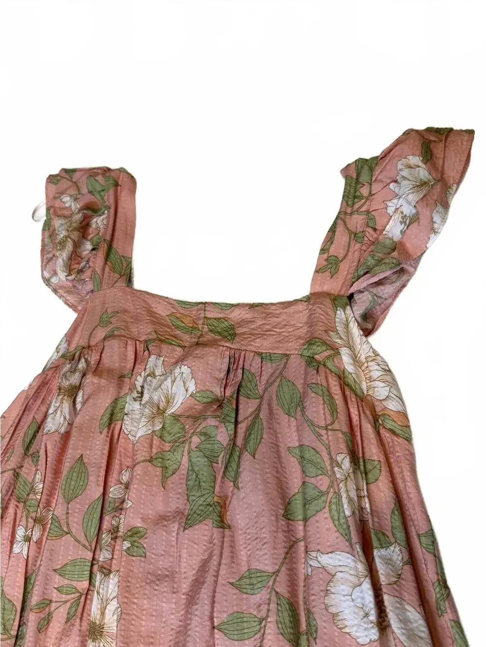 Floral Flutter-Sleeve Maxi Dress Your Summer BFF - Picture 3 of 8